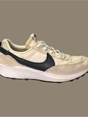 Nike Waffle Debut Sanddrift Black Womens Size 8 Athletic Running Shoes Sneakers